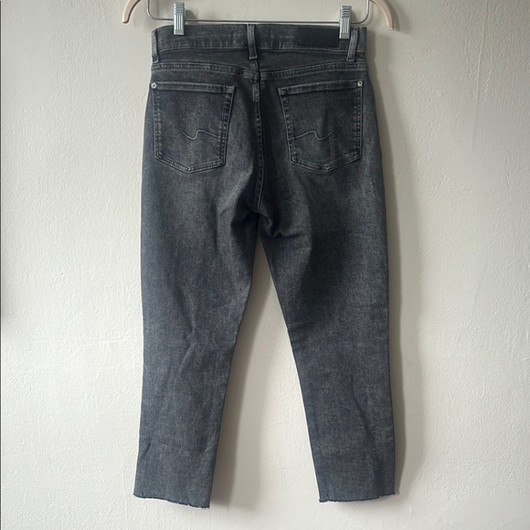 7 For All Mankind | Gray Straight Leg Jeans | size 27 - Picture 6 of 6